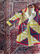 Load image into Gallery viewer, Log Cabin Quilted Long Line Jacket - Revivethreadsco
